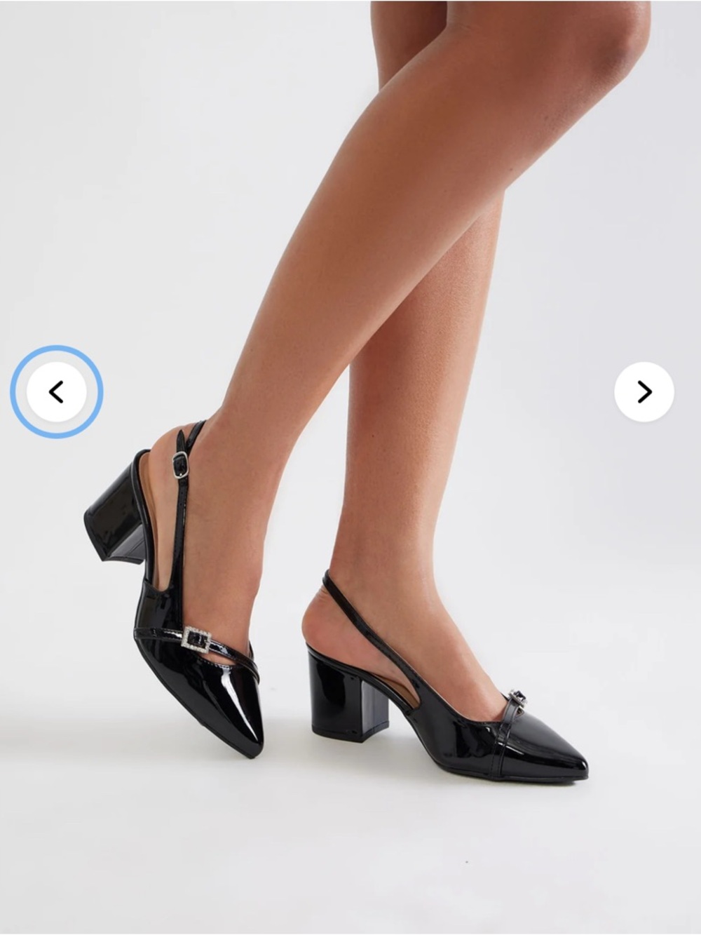 Trace Slingback Pumps - Black Fashion Nova Shoes